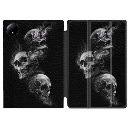 Coque Renforcée Pour Xiaomi Redmi Pad SE 8.7 Tete de Mort Triple