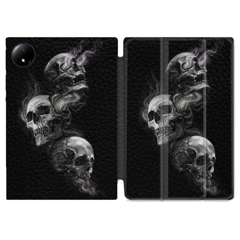 Coque Renforcée Pour Xiaomi Redmi Pad SE 8.7 Tete de Mort Triple