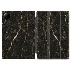 Coque Renforcée Pour Xiaomi Redmi Pad SE 8.7 Texture Marbre Noir
