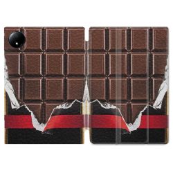 Coque Renforcée Pour Xiaomi Redmi Pad SE 8.7 Texture Trompe Oeil Chocolat