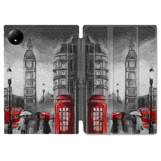 Coque Renforcée Pour Xiaomi Redmi Pad SE 8.7 Voyage Angleterre Londres Vintage