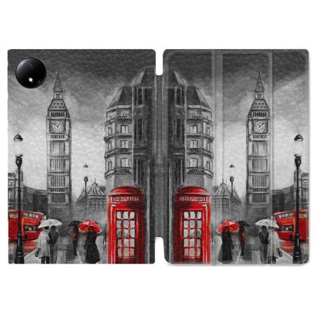 Coque Renforcée Pour Xiaomi Redmi Pad SE 8.7 Voyage Angleterre Londres Vintage
