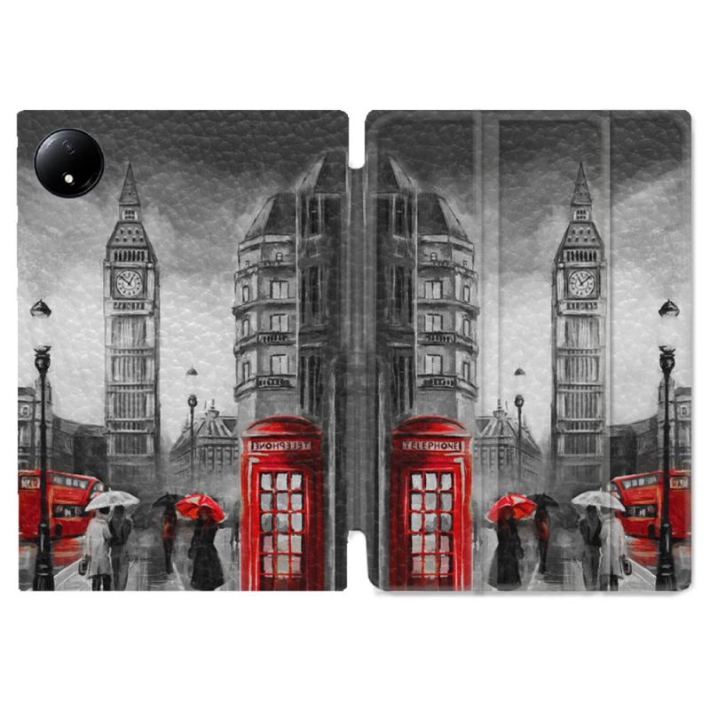 Coque Renforcée Pour Xiaomi Redmi Pad SE 8.7 Voyage Angleterre Londres Vintage
