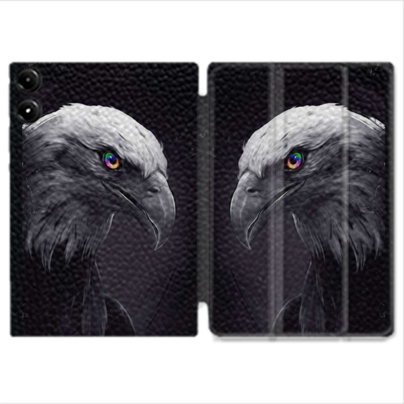 Coque Renforcée Pour Redmi Pad Pro 4G Animal Aigle Royal Noir