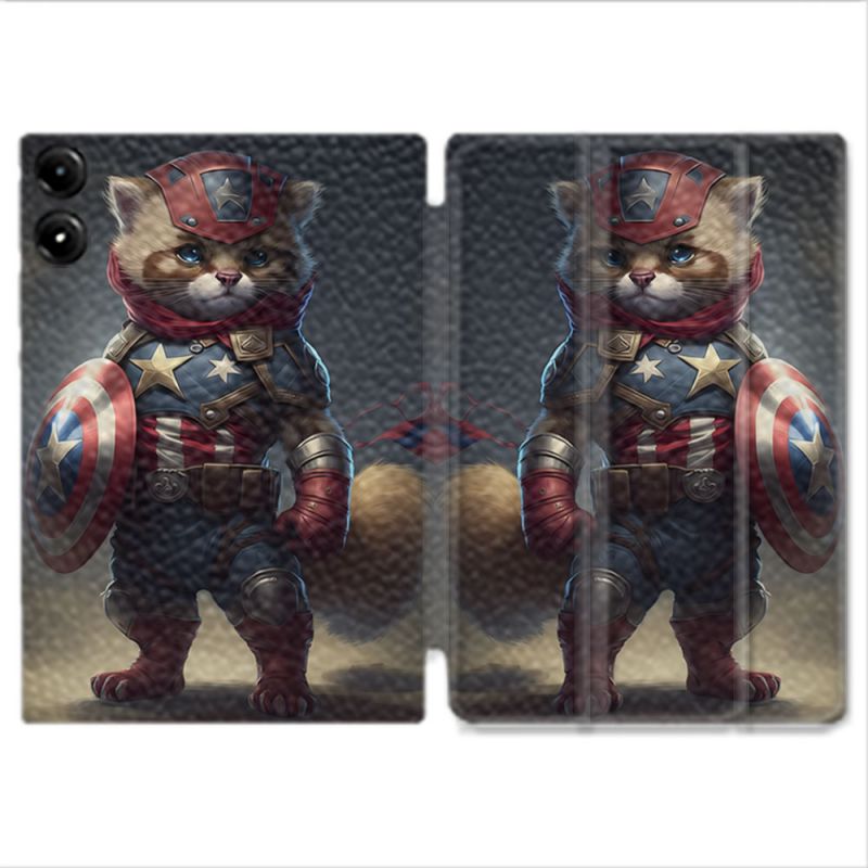 Coque Renforcée Pour Redmi Pad Pro 4G Animal Chat America