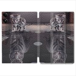 Coque Renforcée Pour Redmi Pad Pro 4G Animal Chat Reflet