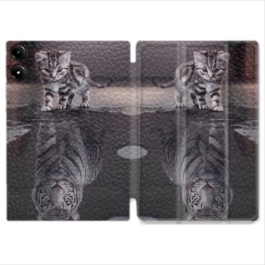 Coque Renforcée Pour Redmi Pad Pro 4G Animal Chat Reflet