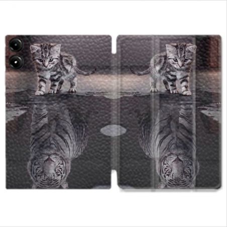Coque Renforcée Pour Redmi Pad Pro 4G Animal Chat Reflet