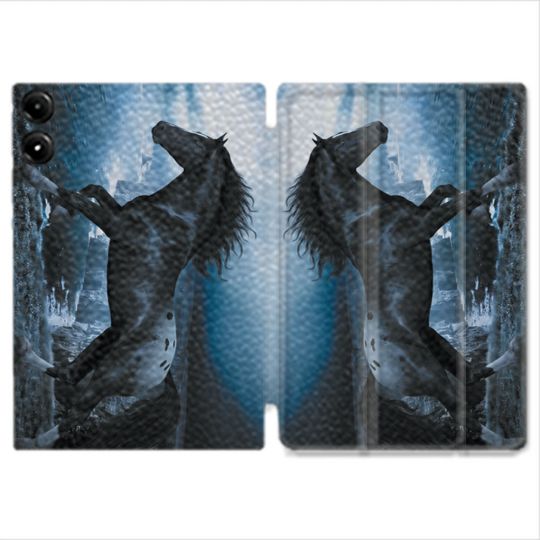 Coque Renforcée Pour Redmi Pad Pro 4G Animal Cheval Noir