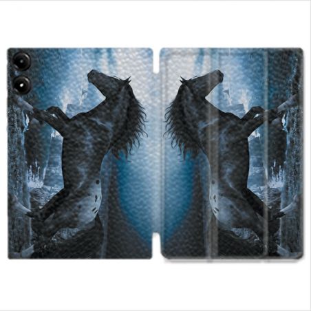 Coque Renforcée Pour Redmi Pad Pro 4G Animal Cheval Noir