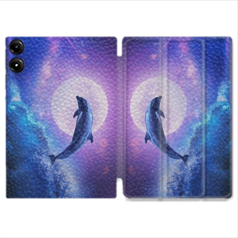 Coque Renforcée Pour Redmi Pad Pro 4G Animal Dauphin Vague