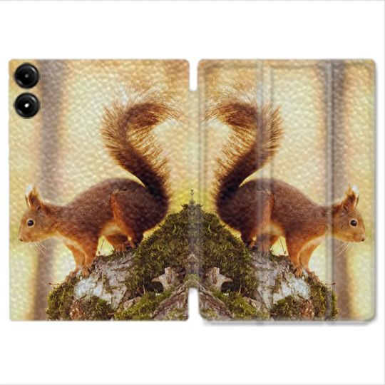 Coque Renforcée Pour Redmi Pad Pro 4G Animal Ecureuil Bois