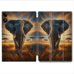 Coque Renforcée Pour Redmi Pad Pro 4G Animal Elephant Savane