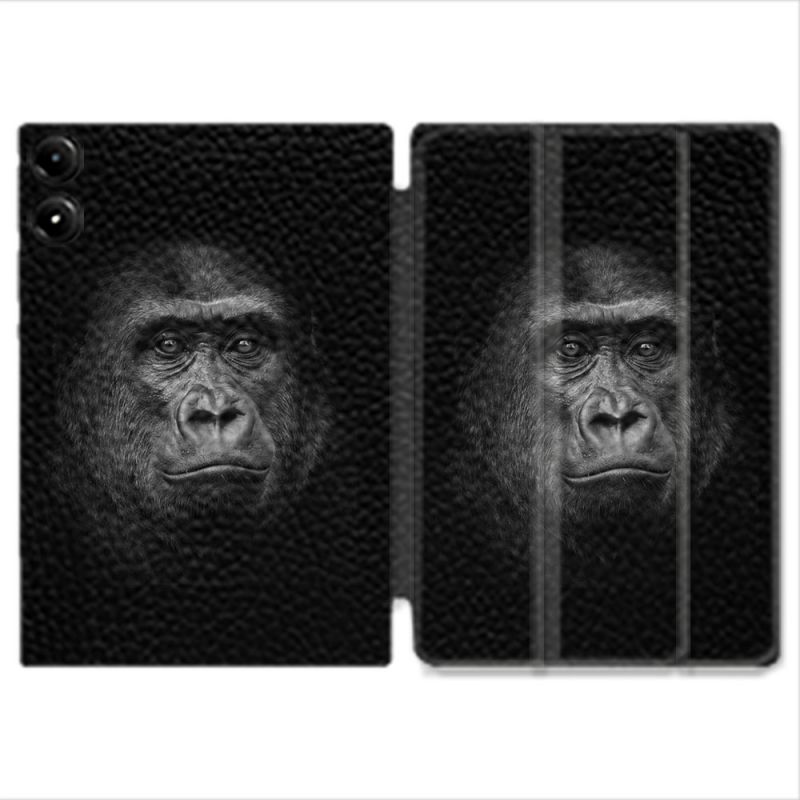 Coque Renforcée Pour Redmi Pad Pro 4G Animal Gorille Noir