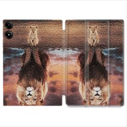 Coque Renforcée Pour Redmi Pad Pro 4G Animal Lion Reflet