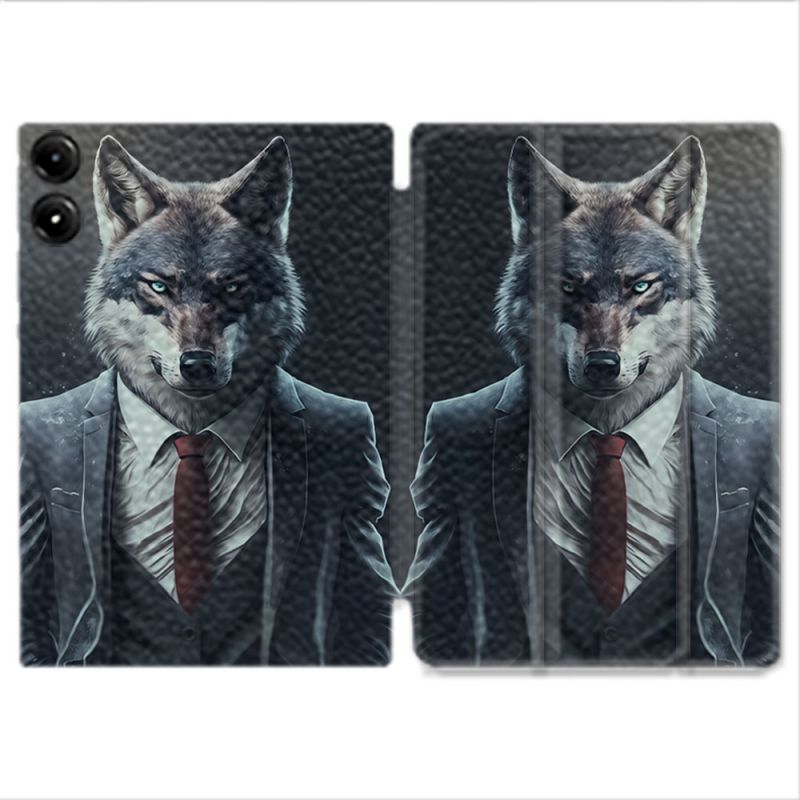 Coque Renforcée Pour Redmi Pad Pro 4G Animal Loup Business
