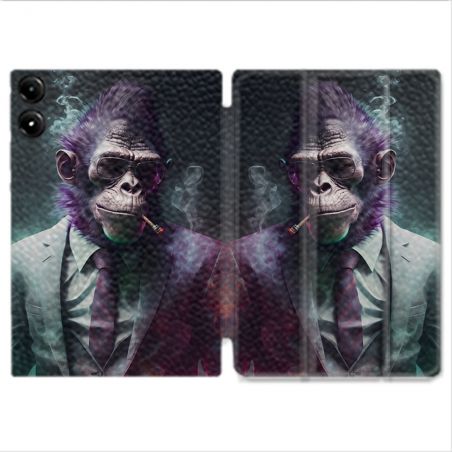 Coque Renforcée Pour Redmi Pad Pro 4G Animal Singe Business