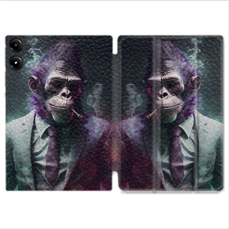 Coque Renforcée Pour Redmi Pad Pro 4G Animal Singe Business