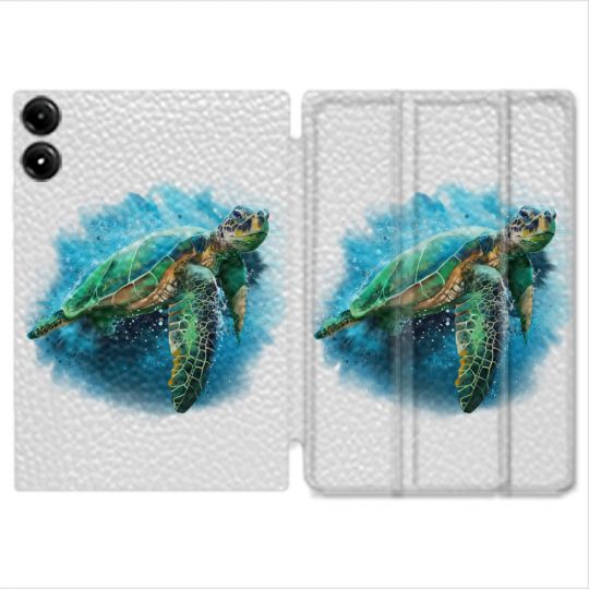 Coque Renforcée Pour Redmi Pad Pro 4G Animal Tortue Blanche multicolore