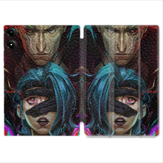 Coque Renforcée Pour Redmi Pad Pro 4G Arcane Jinx Bleu