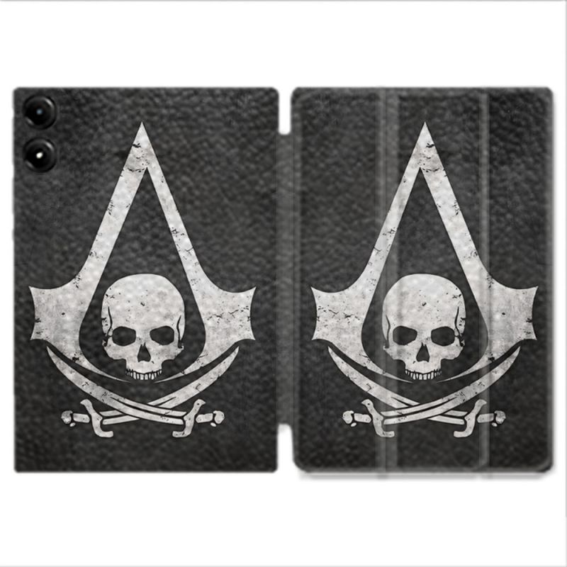 Coque Renforcée Pour Redmi Pad Pro 4G Assassin Creed Tete Mort