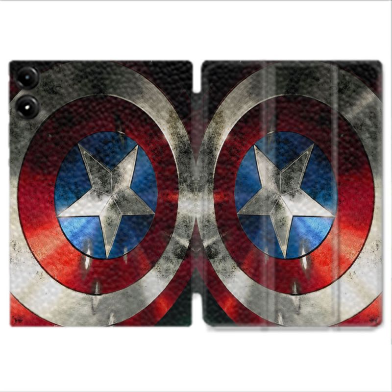 Coque Renforcée Pour Redmi Pad Pro 4G Captain America Bouclier