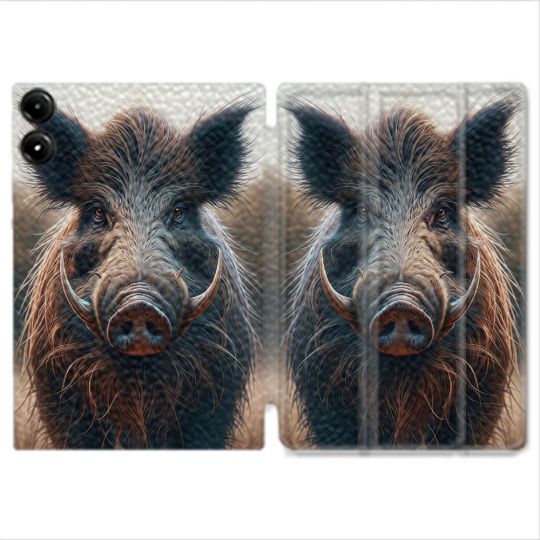 Coque Renforcée Pour Redmi Pad Pro 4G Chasse Sanglier Attaque