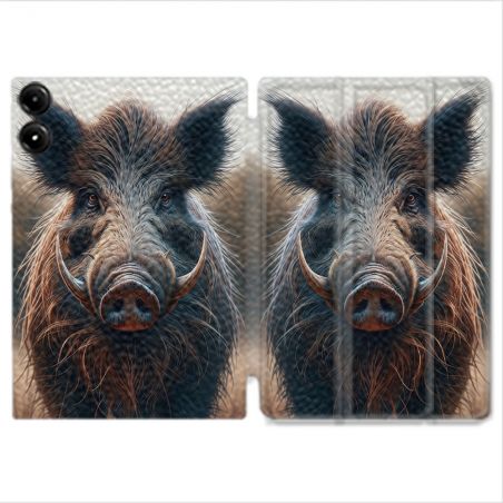 Coque Renforcée Pour Redmi Pad Pro 4G Chasse Sanglier Attaque