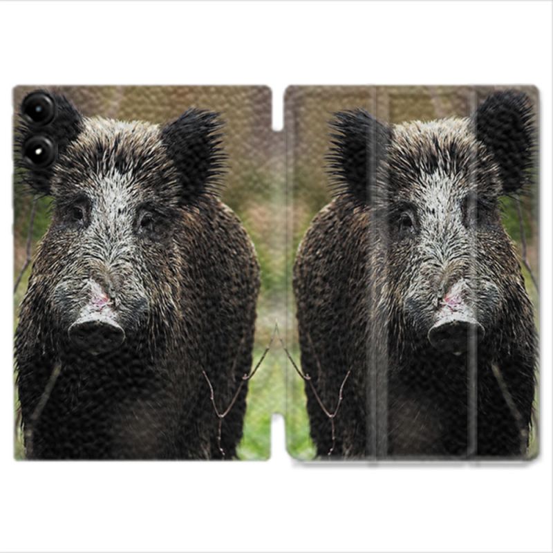 Coque Renforcée Pour Redmi Pad Pro 4G Chasse Sanglier bois