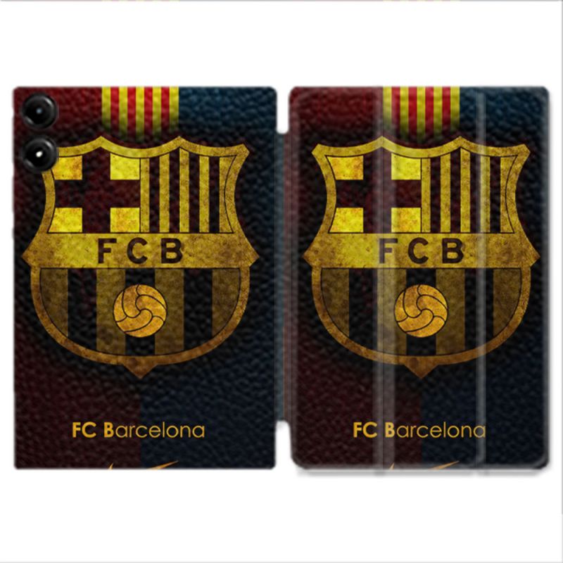 Coque Renforcée Pour Redmi Pad Pro 4G Foot FC Barcelone Vintage