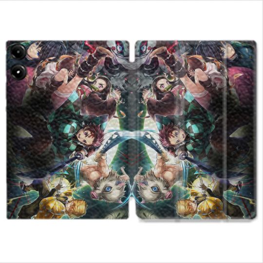 Coque Renforcée Pour Redmi Pad Pro 4G Manga Demon Slayer Groupe