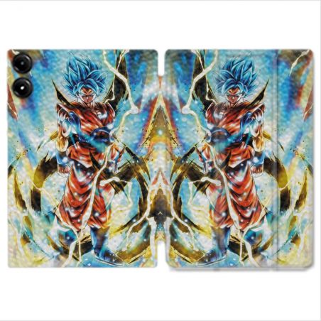 Coque Renforcée Pour Redmi Pad Pro 4G Manga Dragon Ball Sangoku Blanc