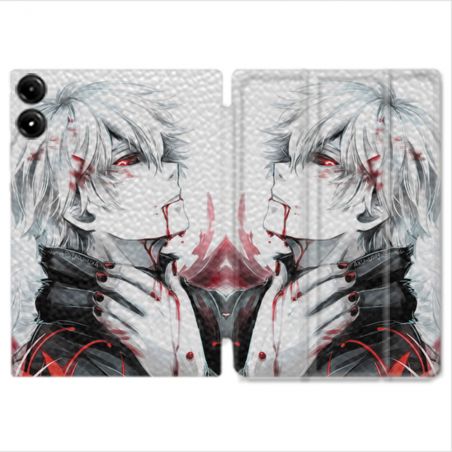 Coque Renforcée Pour Redmi Pad Pro 4G Manga Tokyo Ghoul Kaneki Blanc