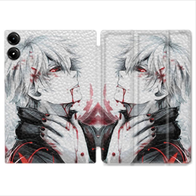 Coque Renforcée Pour Redmi Pad Pro 4G Manga Tokyo Ghoul Kaneki Blanc