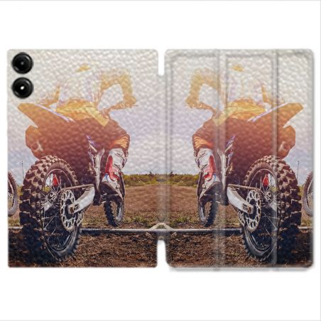 Coque Renforcée Pour Redmi Pad Pro 4G Moto Cross Soleil