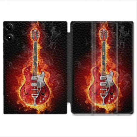 Coque Renforcée Pour Redmi Pad Pro 4G Musique Guitare Electrique
