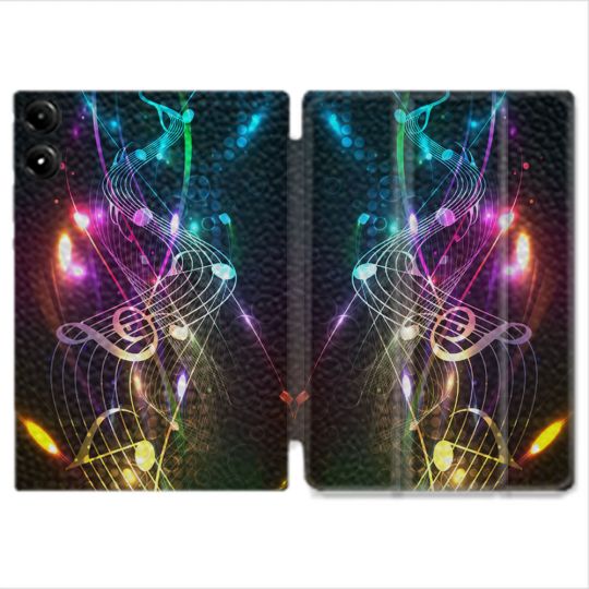 Coque Renforcée Pour Redmi Pad Pro 4G Musique Partition Multicolore