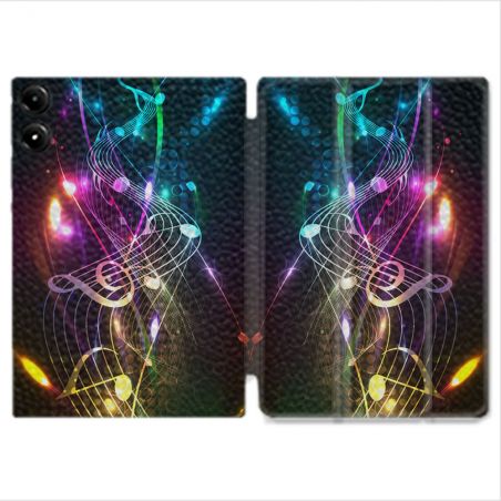 Coque Renforcée Pour Redmi Pad Pro 4G Musique Partition Multicolore