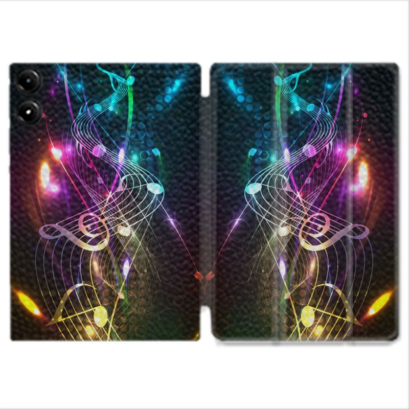 Coque Renforcée Pour Redmi Pad Pro 4G Musique Partition Multicolore