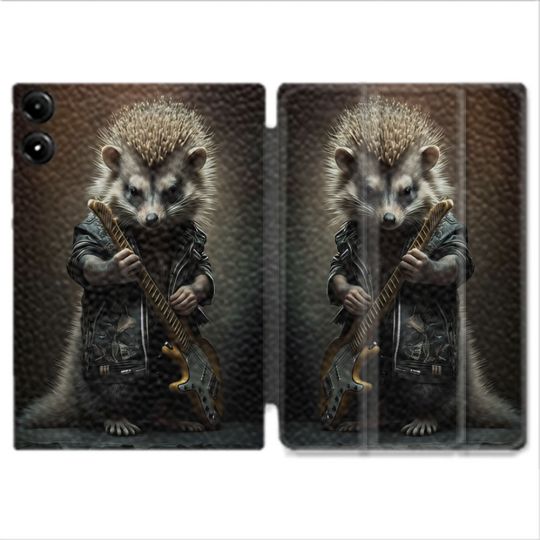 Coque Renforcée Pour Redmi Pad Pro 4G Musique Rock Herisson