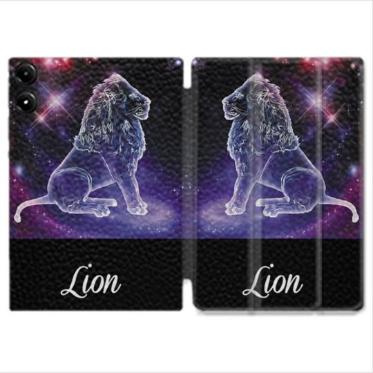 Coque Renforcée Pour Redmi Pad Pro 4G Signe Zodiaque 2 Lion