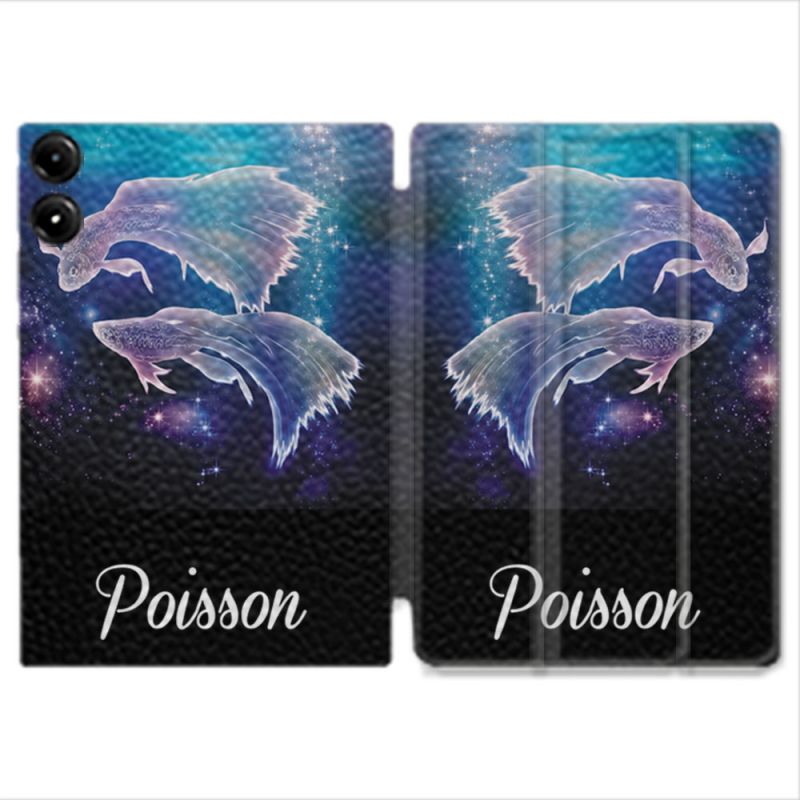 Coque Renforcée Pour Redmi Pad Pro 4G Signe Zodiaque 2 Poisson