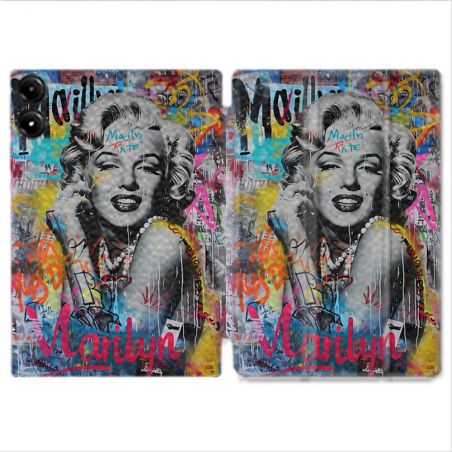 Coque Renforcée Pour Redmi Pad Pro 4G Street Art Maryline Monroe