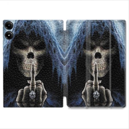Coque Renforcée Pour Redmi Pad Pro 4G Tete de Mort Doigt