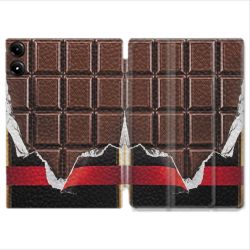 Coque Renforcée Pour Redmi Pad Pro 4G Texture Trompe Oeil Chocolat
