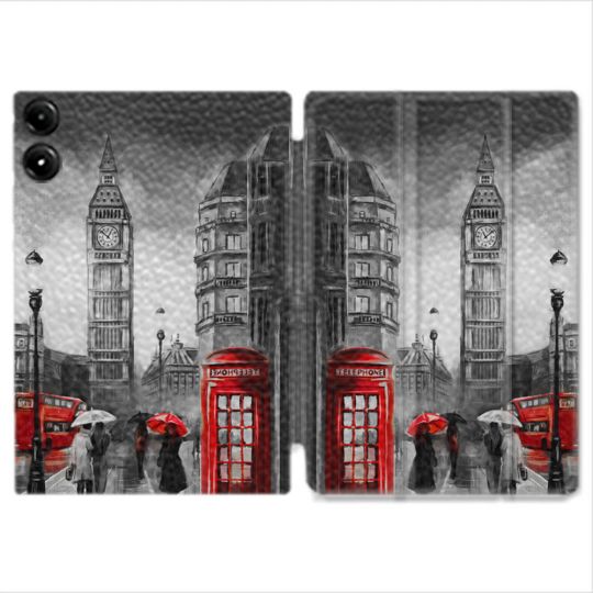Coque Renforcée Pour Redmi Pad Pro 4G Voyage Angleterre Londres Vintage