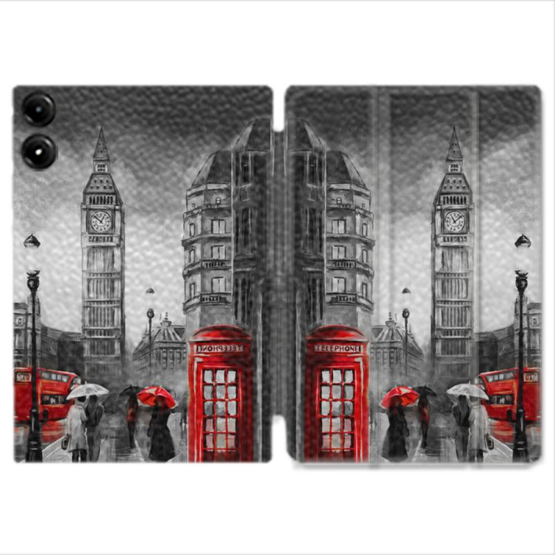 Coque Renforcée Pour Redmi Pad Pro 4G Voyage Angleterre Londres Vintage
