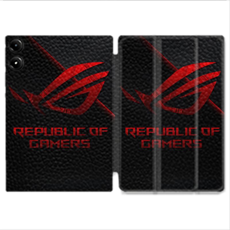 Coque Renforcée Pour Redmi Pad Pro 4G ROG Rouge