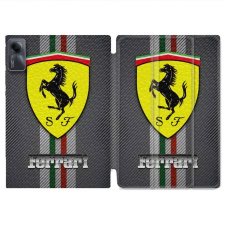Coque Renforcée Pour Xiaomi Redmi Pad SE 11 Ferrari Carbone