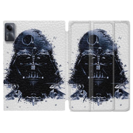 Coque Renforcée Pour Xiaomi Redmi Pad SE 11 Star Wars - Dark Vador Blanc